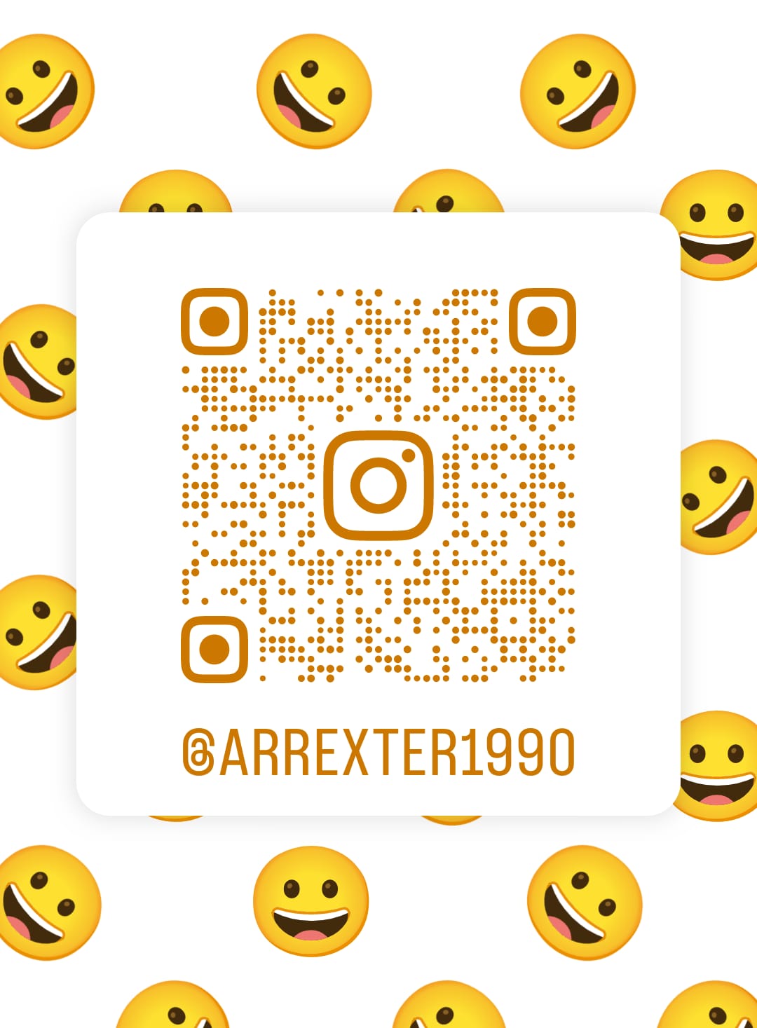 Código QR de Instagram @ARREXTER1990